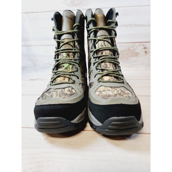 Rustic Ridge Hunting Boots Real Tree Camo size 11.5 M style 1742275 NEW - Picture 2 of 16